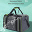 Large Capacity carrier Cat Pet Airlines approved reflective tape Cat Travel Bag expandable Foldable soft dog carrier
