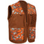 Bassdash Unisex Upland Game Field Water-Resistant Bird Hunting Vest with Multi Pockets Brown/Orange Men Women FV11