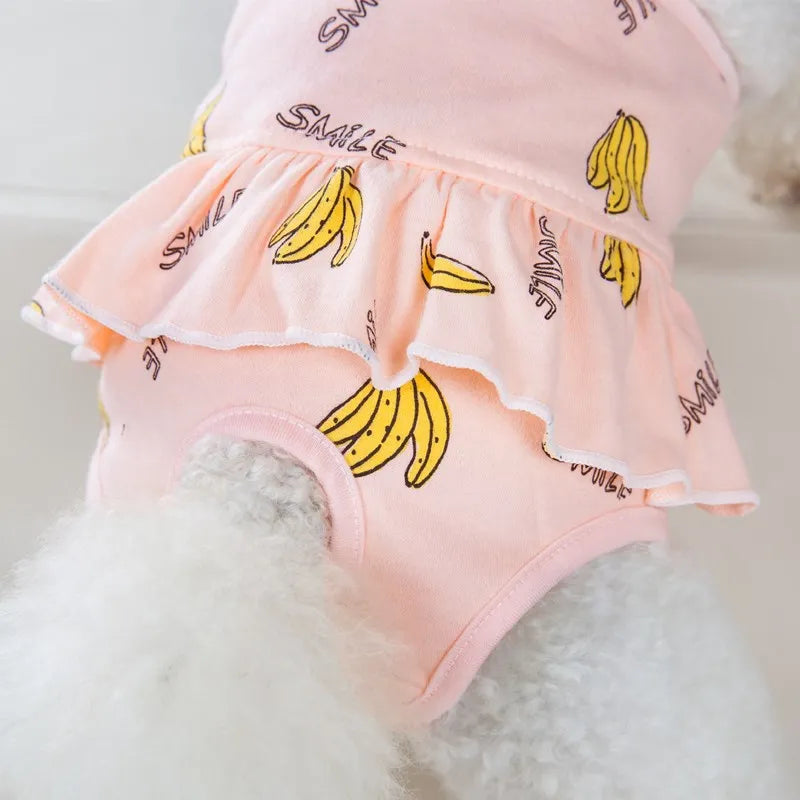 Dots Pet Dog Shorts Diaper Sanitary Physiological Pants Puppy Jumpsuit Sanitary Brief Panties Menstruation Underwear Briefs