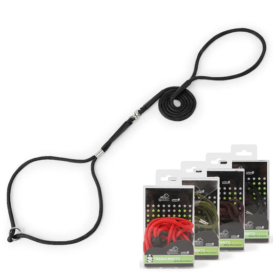 Superior Thin Nylon Slip Lead Dog Leash 5mm*120cm No Pull Pet Slip Leash for Puppy Training Adjustable Slip Collar for Small Dog