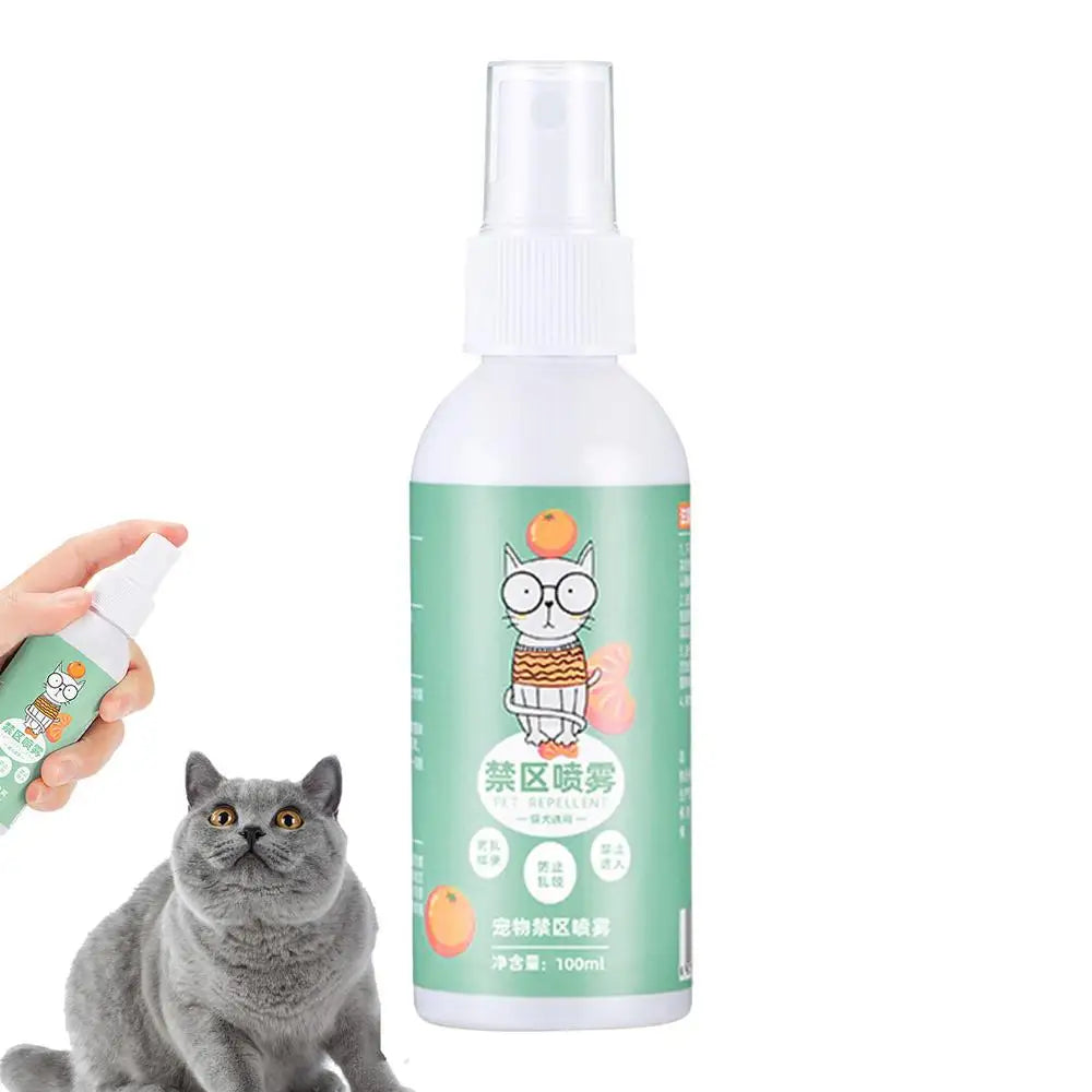 Keep Off Cat Spray 100ml Citrus Cat Anti Scratch Training Aid Safe For Plants Floors Carpets Furniture Sofas Rugs Curtains
