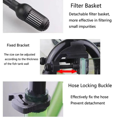 Aquarium Fish Tank Filter Rain Spray Bar Unit Outflow Pipe Inlet Outlet Tube Kit Fish Tank External Canister Filter Accessories
