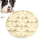 Lick Mat For Dogs Suction Dog Butter Lick Pad Raised Flower Design Dog Puzzle Bowl For Boredom Relief Floor Or Wall Treats