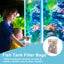 UXCELL Aquarium Filter Media Bags Fine Zipper Mesh Filter Bags Mesh Zipper Bags for Activated Carbon Resin Filters