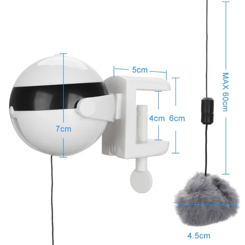 Cat toys interactive cat toys, cat teasing toy lifting ball, automatic lifting cat toy, electric fluttering cat rotating toy