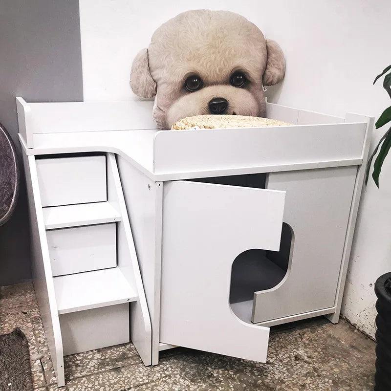 Kennel Four Seasons Universal Wooden Dog House  Dog Villa Internet celebrity Pet House Cat Dog Universal Wooden House