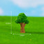 Simulated Moss Small Tree Aquarium Ornaments Decoration Artificial Resin Tree for fish Tank Creative Ornament Background Home