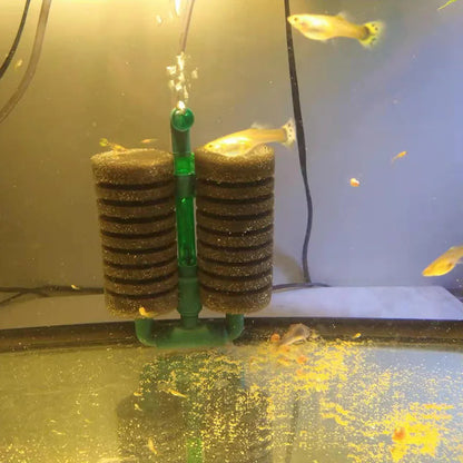 New Bio Sponge Filter For Aquarium Fish Tank Shrimp Pond Air Pump Biochemical Filtration Noiseless Foam Aquarium Accessories