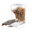 Bird Feeders Parakeet Feeders For Bird Cage Automatic Parrot Feeder Drinker Clear Acrylic Splash-Proof Bird Feeder