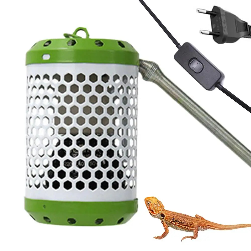 Heat Lamp Guard Reptile Light Anti-Scald Heater Guard Bird Cage Supplies Mesh Cage For Parakeets Chickens Parrots