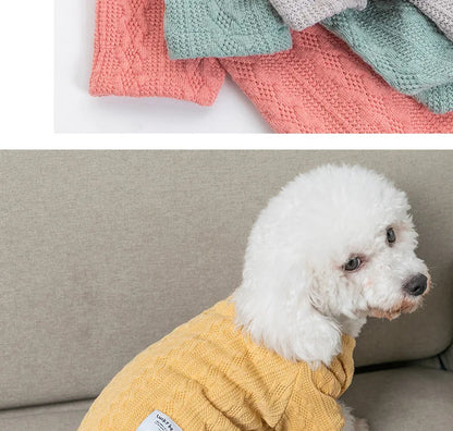 Winter Dog Sweaters For Small Dogs Sweater For Cat Chihuahua Clothing Bulldog French Sweater Pet Puppy Clothing York Cat Jumper