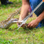 Multifunctional 1.2m Snake Catcher Tongs Foldable Handling Tool Snake Catcher Stainless Steel Snake Hook Catcher Grabber Tool