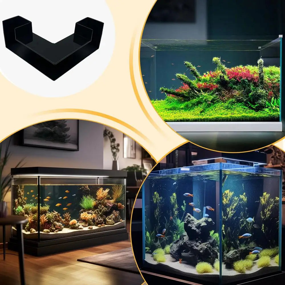 Aquarium Shrimp Hides Attractive Shrimp Hiding Tunnel for Corner Decorative Aquarium Tunnel Multifunctional Shrimp Cave