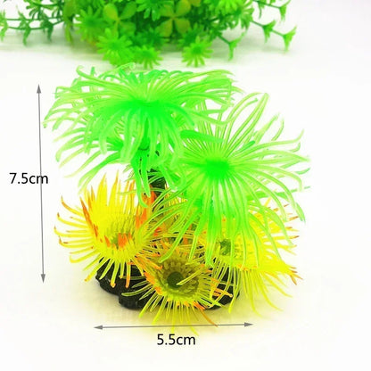 Artificial Underwater Coral  Aquarium Fish Tank Simulation Decoration Aquarium Backgrounds Plants Water Grass Accessories Home