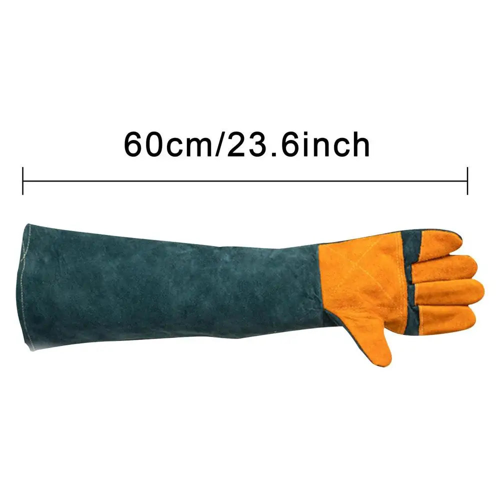 Animal Handling Gloves Extreme Heat And Fire Resistant Gloves Bite Proof Animal Gloves For Cat Dog Bird Pet Trapping Supplies