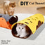 Pet Toy Cat Tunnel Can Be Spliced Paper Scratching Maze Drill Hole Cat Drill Channel Sleep and Play Together From The Hi