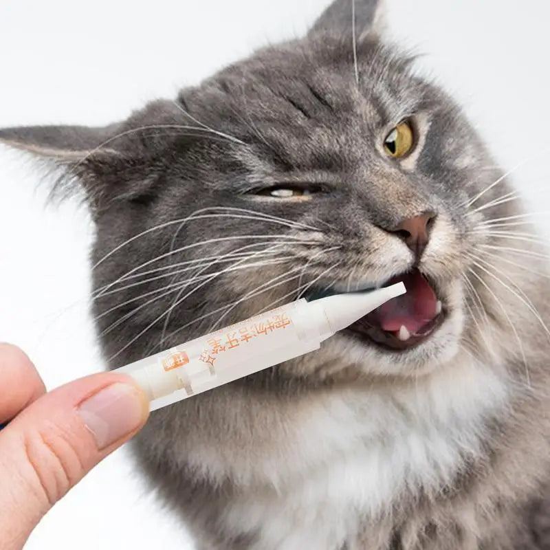 Pet Teeth Cleaning Pen Cat/Dog Tooth Whiten Pen Pet Grooming Toothbrush Cleaning Kit Fresh Breath Soft Bristles Pet Toothbrushes