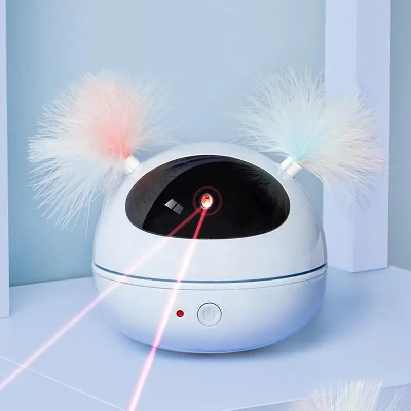 Cat Laser Toy Automatic Laser Moving Pointer for Cats Real Random Trajectory & 360 Irregular Rotation Kitten Exercise Toys
