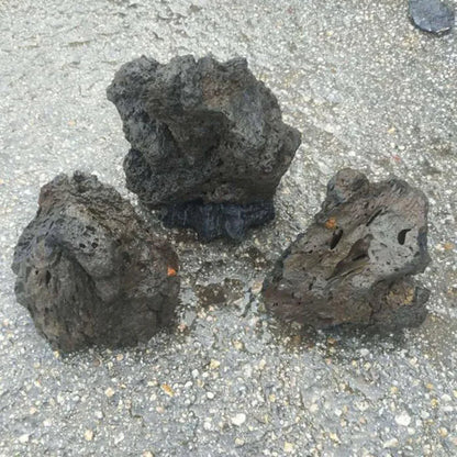 1pcs Natural Aquarium Decor Lava Stone Rockery Landscaping Fish Tank Microporous Volcanic Stone Porous Good for Plants Growth