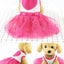Dog Wedding Dress Cotton Lace Floral Dress For Small Dogs Chihuahua Summer Puppy Dress Pomeranian Princess Tutu Yorkshire Clothe