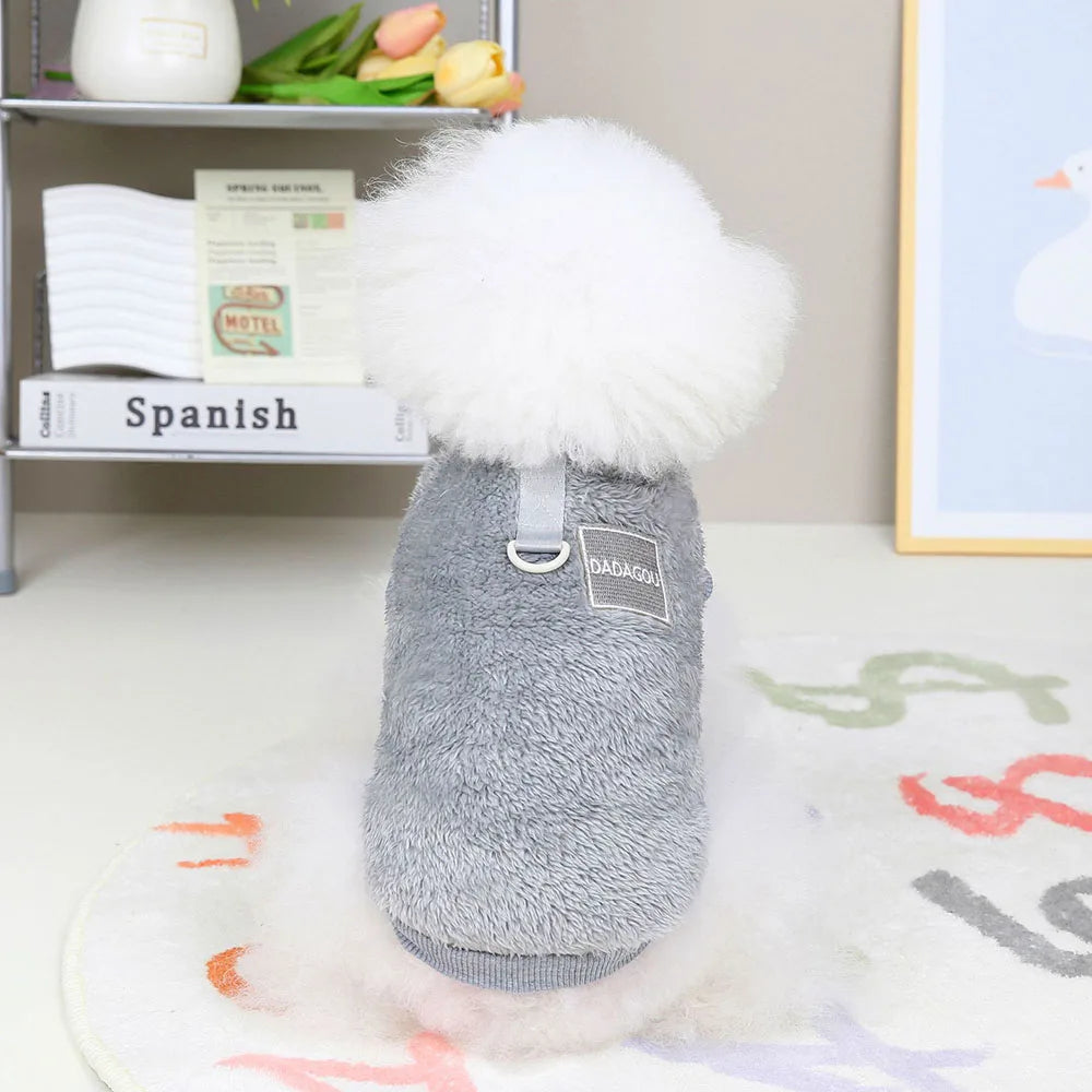 Pet Dog Sweater Fleece Winter Warm Soft Dog Clothes Comfort Puppy Clothing For Small Dogs Chihuahua Cat Hoodie Pet Accessories