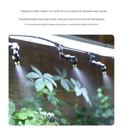 WiFi Control Intelligent Reptile Spray Humidifier Timer Automatic Mist Rainforest Timing Spray System Kit Irrigation Sprinkler
