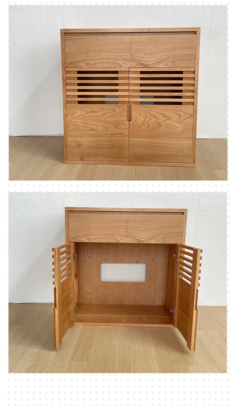 Cat House Dog House Pet Villa Cabinet Cat Space Capsule Solid Wood Cherry Red Oak Ash Wood