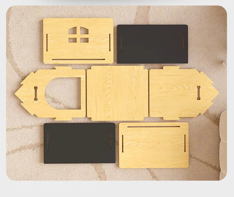 Wholesale new spot detachable wooden dog house cat house pet with window dog house chalet indoor outdoor pass