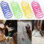 16pcs Cat Springs Toys Kitten Coil Spiral Pet Interactive Gauge Plastic Spring Toy Colorful Springs Cat Pet Toy Products