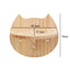 Cat Wall Climbing Shelves Wall Mounted Hammock Cat Scratching Post Wooden Stairway Shelves with Sisal Rope Ladder Wall Cat Tree