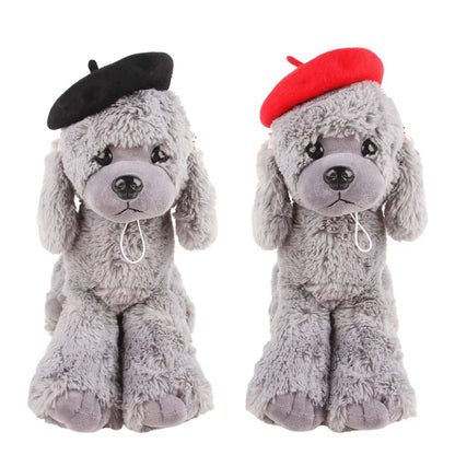 Wool Puppy Beret Adjustable Pet Hat for Cats Small Dogs Cute Beret Style Headwear for Kitten Comfortable Pet Fashion Accessories