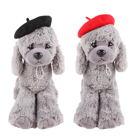 Wool Puppy Beret Adjustable Pet Hat for Cats Small Dogs Cute Beret Style Headwear for Kitten Comfortable Pet Fashion Accessories