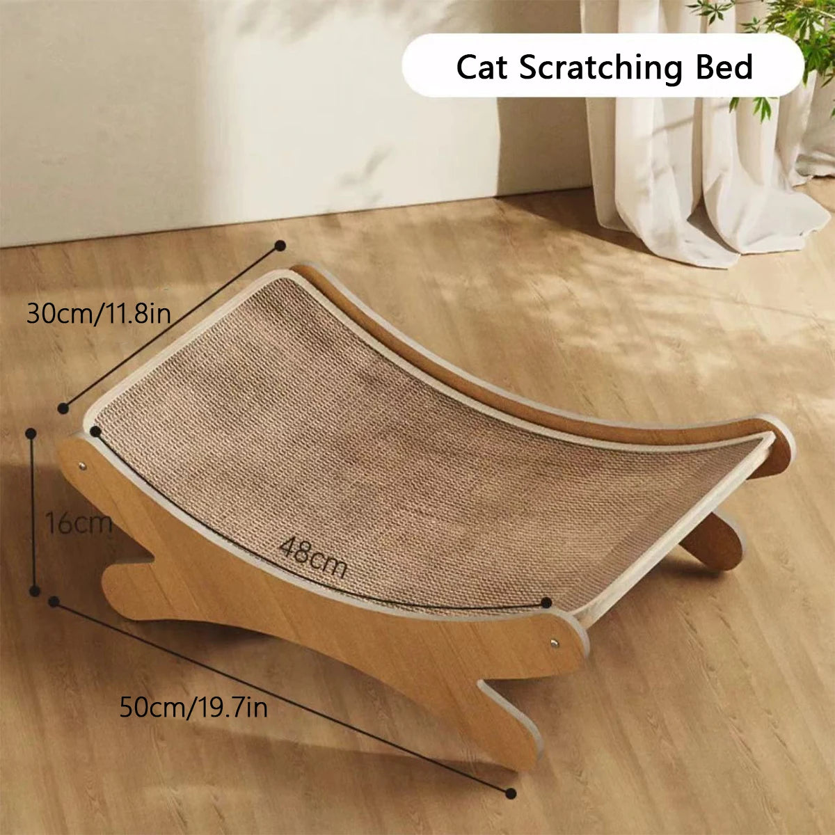 Cat Bed Scratching Pad Cat Accessories Beds And Furniture High-quality Sisal Cushion Non-flaking Thick Durable Beds Pet Products