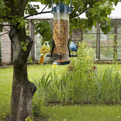 Bird Seed Feeder Hanging Bird Feeder Wild Bird Seed Feeder Garden Paddock Bird Feeding Tool Pet Supplies For Small Birds