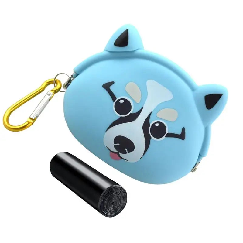 Dog Treat Pouch Silicone Pet Snack Pouch Portable Pet Training Container Pet Poop Bag Dispenser Treat Storage Bag Dogs For Pet