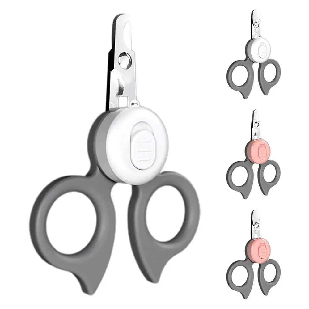 Lighted Dog Nail Clippers LED Dog Nail Cutters With Light Ergonomic Grip Pet Nail Clipper Illuminates Kitten Puppy Beauty Tools