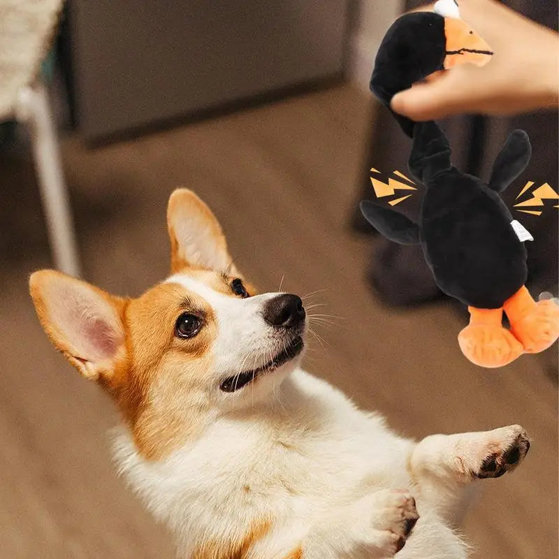 Interactive Play For Dogs Squeaky Dog Plush Toy With Built-in Sound Device Comfortable And Durable Puzzle Dog Stuffed Toys For