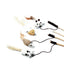 1PC Teaser Feather Toys Kitten Funny Colorful Rod Cat Wand Toys Wood Pet Cat Toys Interactive Stick Pet Cat Supplies