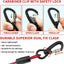 Long Tie Out Cable Dog Leash Heavy Duty Large Dog Run Cable Up to 250 Pounds Durable Big Clip for Pets Running in Outdoor Yard