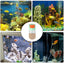 Aquarium Feeder Fish Food Feeding Bottle Quantitative Pond Feeder 0.5g Precise Measuring Refillable Feeding Bottle Manual Fish