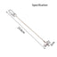 Stainless Steel Pet Parrot Feeder Fruit Corn Fork Toys Chicken Vegetables Holder Hang Cage Feeding Stick Feeder Accessories Pet