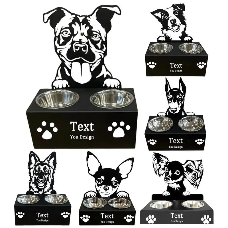 Pet Dog Bowls Novelty Detachable Feeding Bowl Holder Funny Portable Dog Bowls Creative Pet Feeding Bowl for Feeding Dogs Puppies