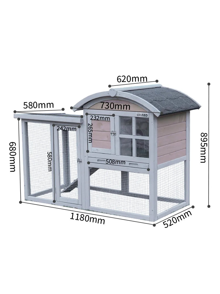 Rabbit Cage Extra Large Small Rabbit Cage Pet Rabbit Housing Outdoor Household Solid Wood Double decker Villa Breeding Cage