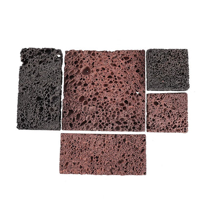 Volcanic Aquarium Decoration Fish Tank Plant Fixed Moss Water Grass Stone Slices Natural Volcanic Planting Slices Aquarium Decor