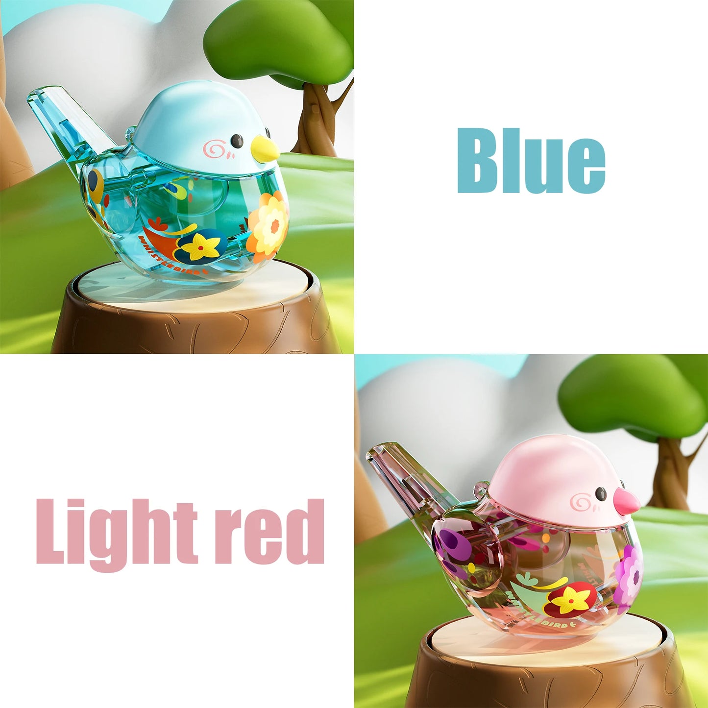 Cartoon Whistle Tide Play Fun Waterbird Plus Water Learn Bird Calls Blow Children's Musical Instrument Waterbird Whistle Toys