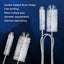 Aquarium Pipe Cleaning Brush Fish Tank Cleaner Tube Stainless Steel Water Filter Air Tube Flexible Double End Hose Accessories