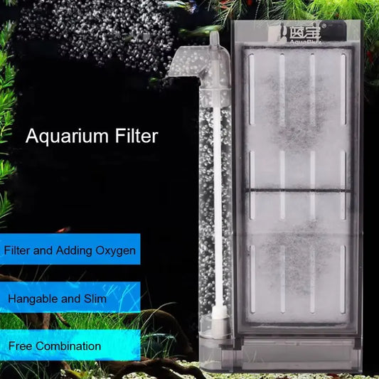 Thin Activated Carbon Sponge Filter for Aquarium Fish Tank Shrimp Pond Air Pump Biochemical Filtration Aquarium Accessories New