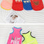 Cartoon Print Summer Pet Dog Clothes Daisy Animal Lightweight Spring Vest for Cat Medium Big Pet Supplies XXL Puppy Clothing