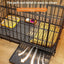 Dog Cage Small Dog Indoor Folding with Toilet Teddy Bigbear Medium Dog Corgi Border Pet Kennel