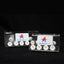 Red Starfish 4/6/8 Way Soft Tube Fixture Holder Aquarium Transparent Soft Hose Dosing Pump Soft Tube Rack Fish Tank Accessories